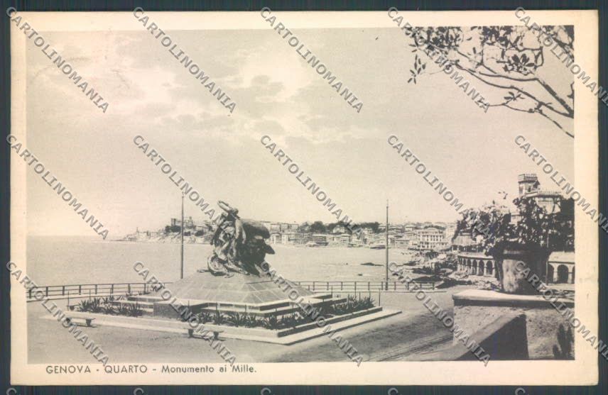Genova Quarto Garibaldi cartolina ZT4338 – fronte