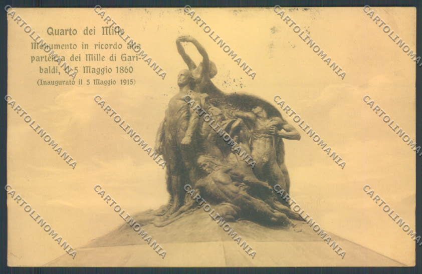 Genova Quarto Garibaldi cartolina ZT4343 – fronte