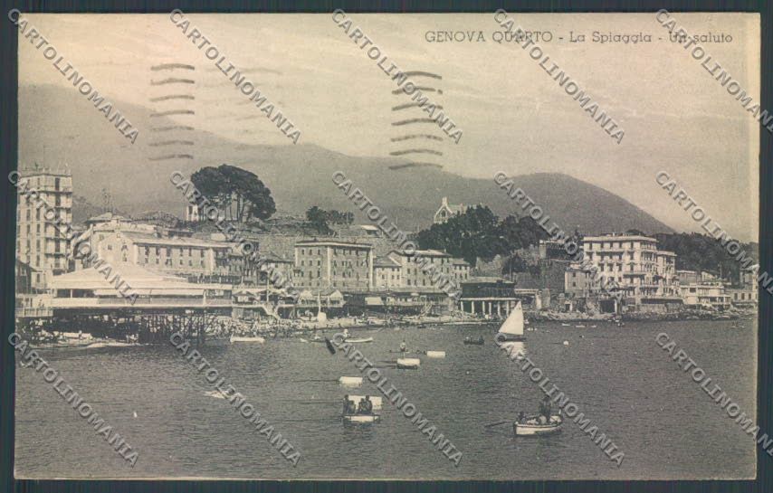 Genova Quarto cartolina ZT4348 – fronte