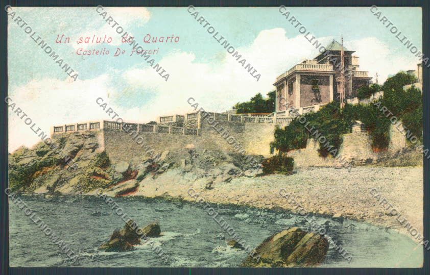 Genova Quarto PIEGHINE cartolina ZT4349 – fronte