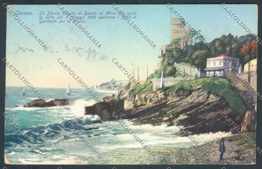 Genova Quarto Garibaldi cartolina ZT4351 – fronte