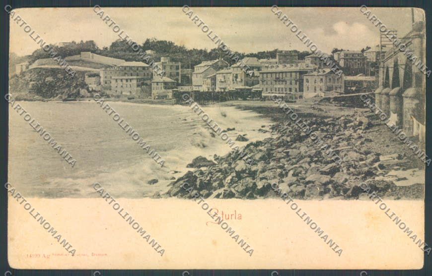 Genova Sturla PIEGHE cartolina ZT4369 – fronte