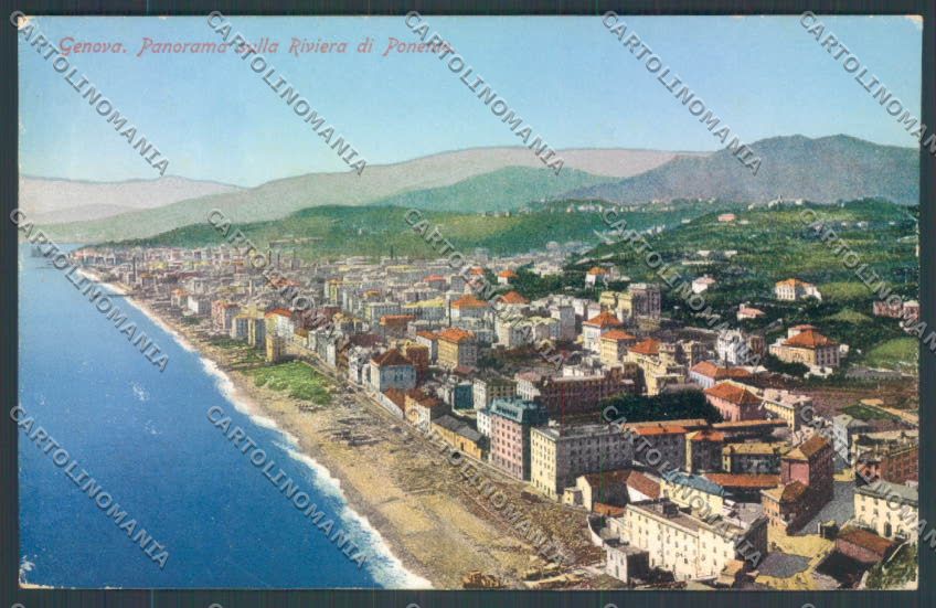 Genova Riviera di Ponente cartolina ZT4375 – fronte