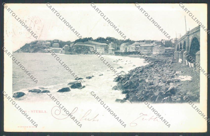 Genova Sturla cartolina ZT4399 – fronte