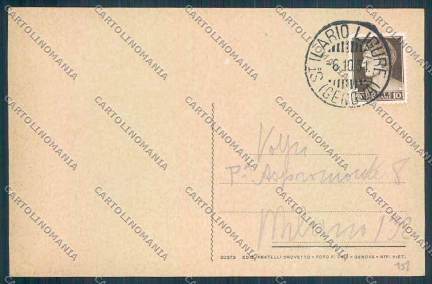 Genova San Ilario cartolina ZT4404 – retro