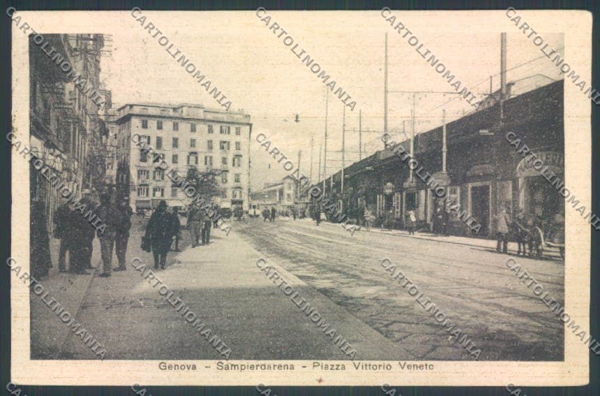 Genova Sampierdarena cartolina ZT4417 – fronte