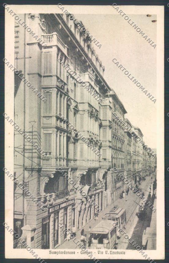 Genova Sampierdarena cartolina ZT4418 – fronte