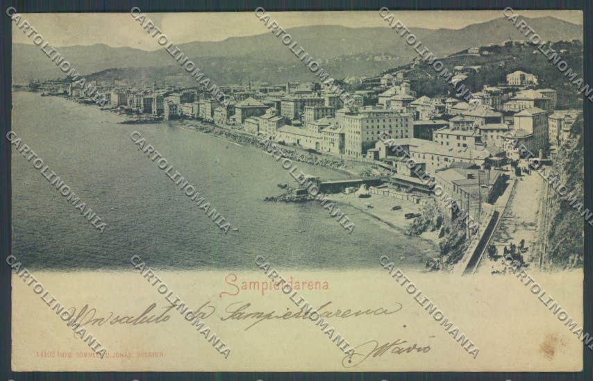 Genova Sampierdarena cartolina ZT4419 – fronte
