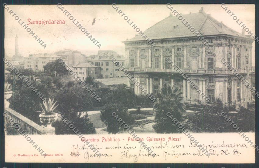 Genova Sampierdarena cartolina ZT4435 – fronte