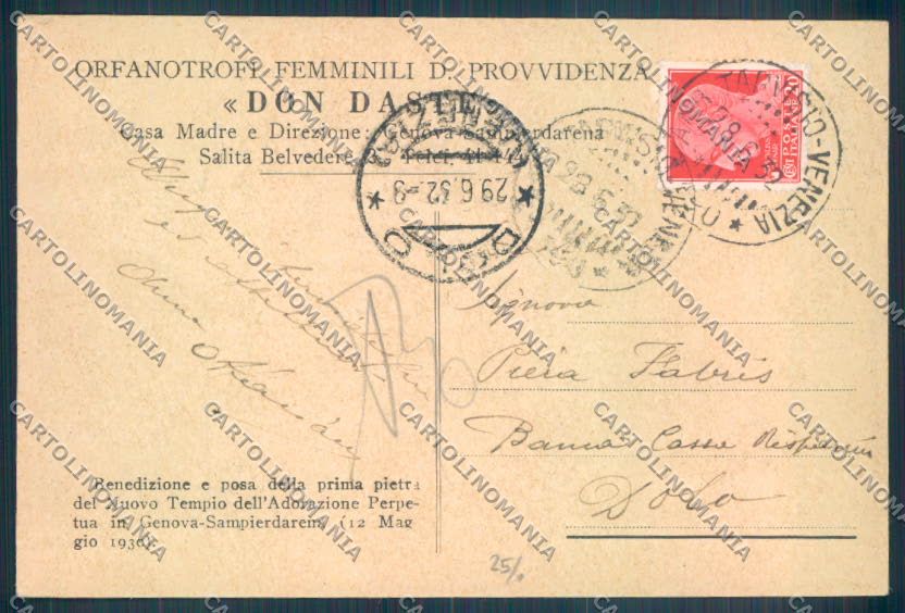 Genova Sampierdarena cartolina ZT4447 – retro