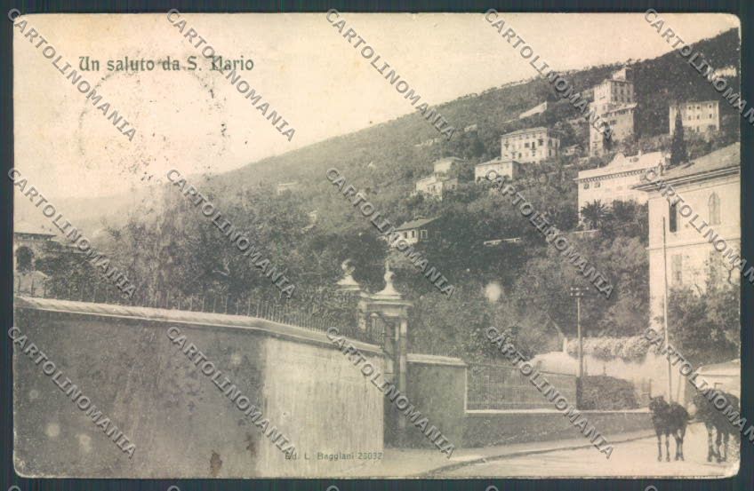 Genova San Ilario PIEGHINE cartolina ZT4458 – fronte