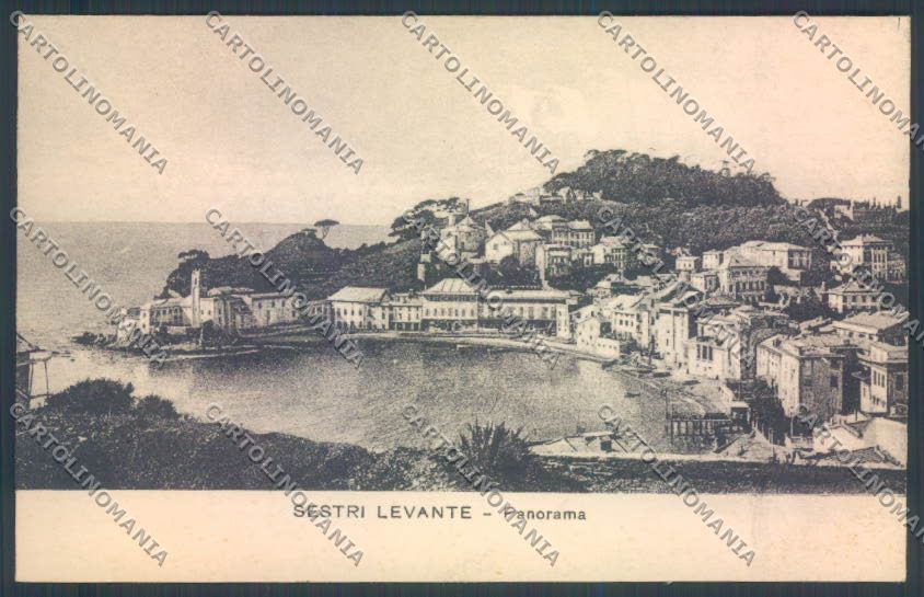 Genova Sestri Levante cartolina ZT4465 – fronte