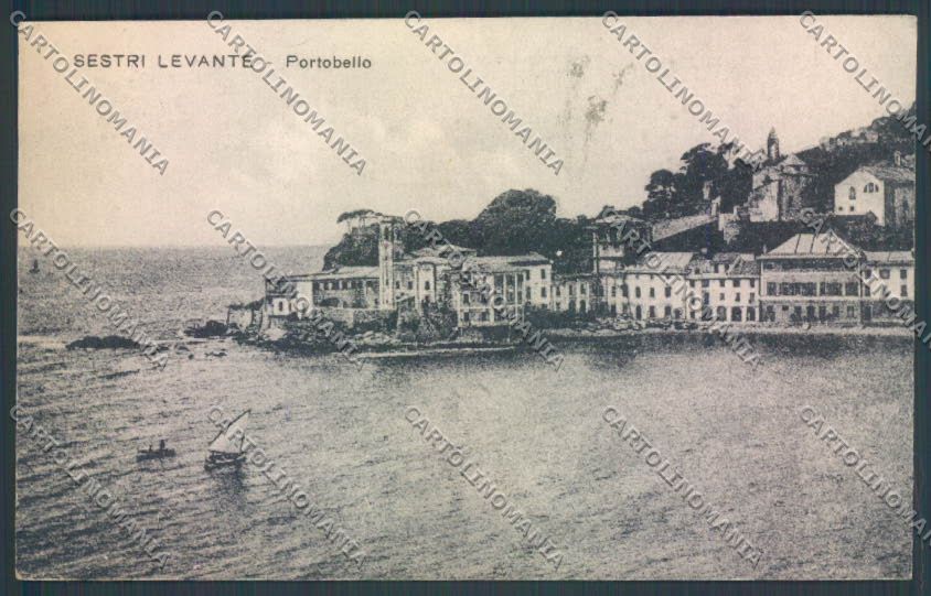 Genova Sestri Levante cartolina ZT4468 – fronte