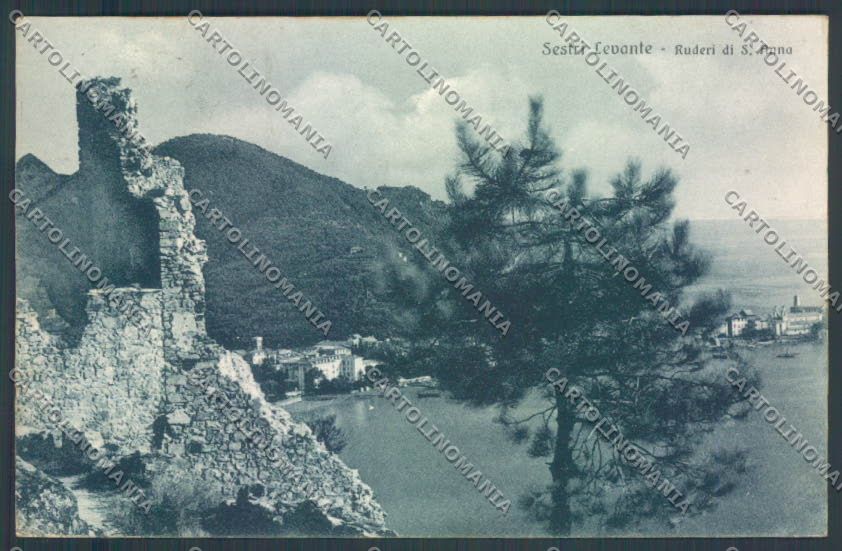 Genova Sestri Levante cartolina ZT4470 – fronte