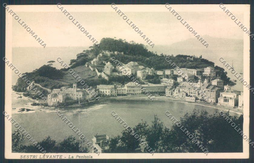 Genova Sestri Levante cartolina ZT4475 – fronte