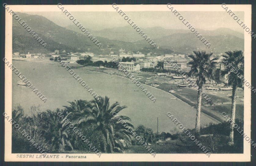 Genova Sestri Levante cartolina ZT4476 – fronte