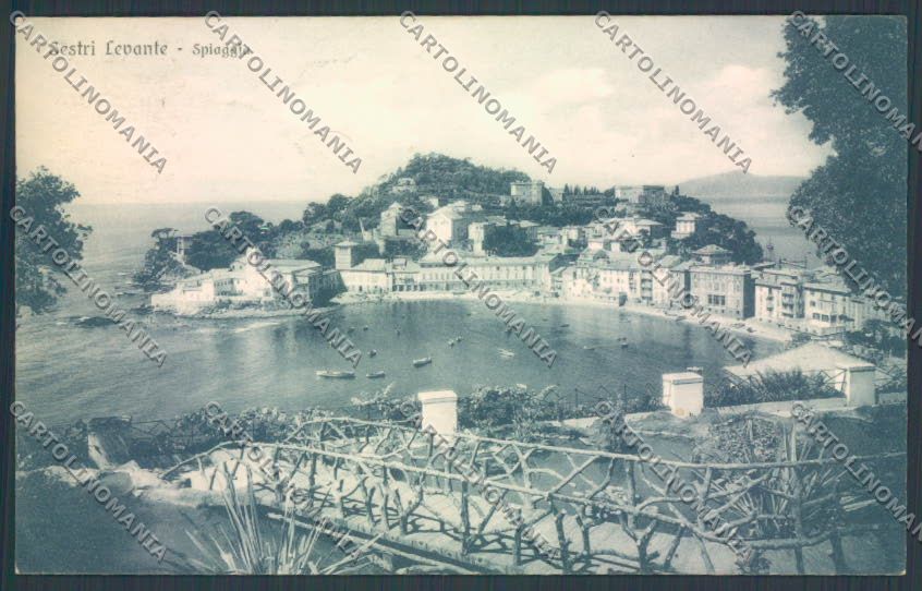 Genova Sestri Levante cartolina ZT4481 – fronte