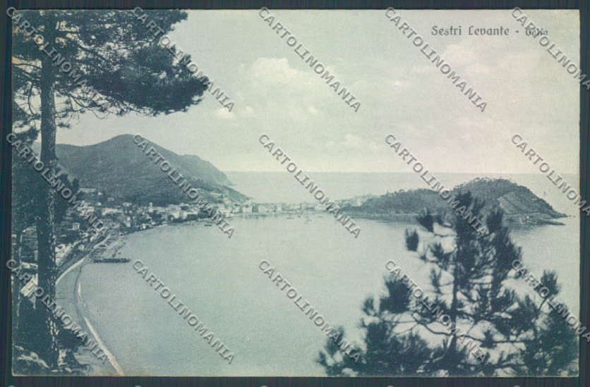 Genova Sestri Levante cartolina ZT4485 – fronte