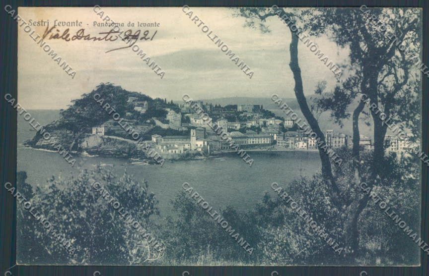 Genova Sestri Levante cartolina ZT4487 – fronte