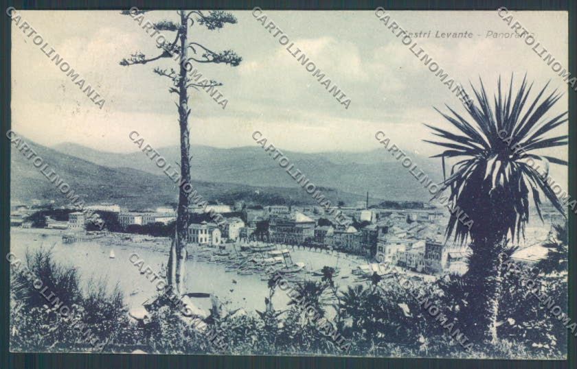 Genova Sestri Levante cartolina ZT4488 – fronte