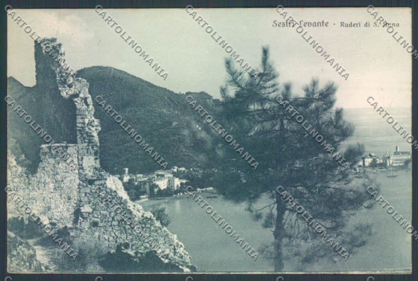 Genova Sestri Levante cartolina ZT4492 – fronte