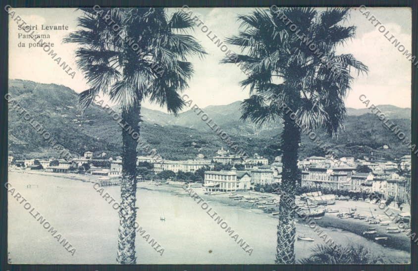 Genova Sestri Levante cartolina ZT4498 – fronte