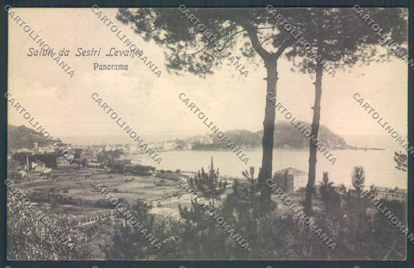 Genova Sestri Levante PIEGA cartolina ZT4500 – fronte