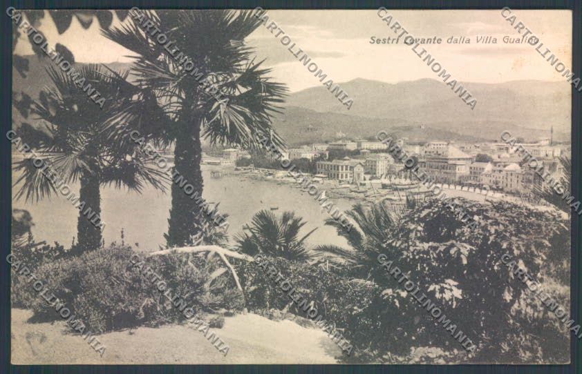 Genova Sestri Levante cartolina ZT4501 – fronte