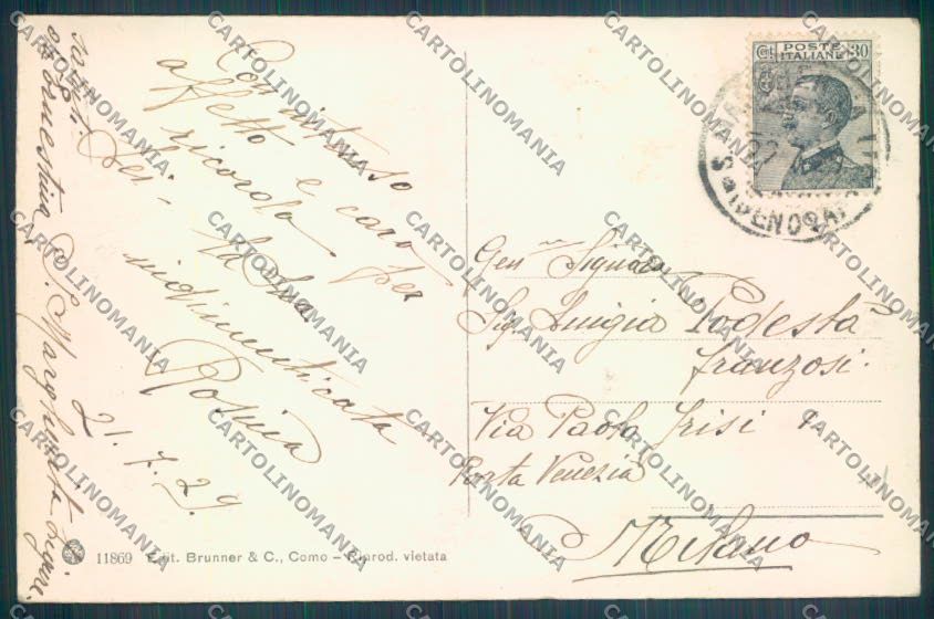 Genova Santa Margherita cartolina ZT4525 – retro