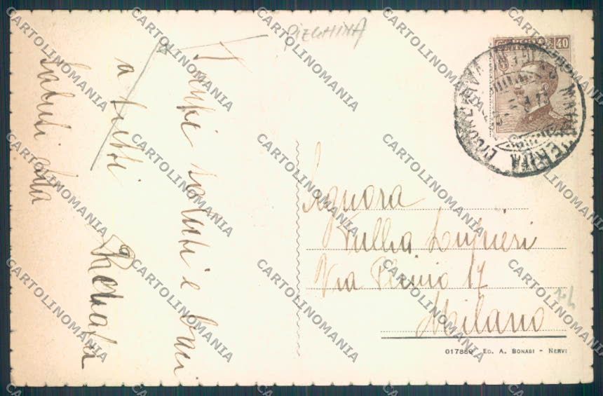 Genova Santa Margherita PIEGHINA cartolina ZT4529 – retro