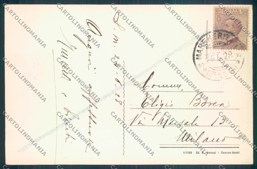 Genova Santa Margherita cartolina ZT4535 – retro
