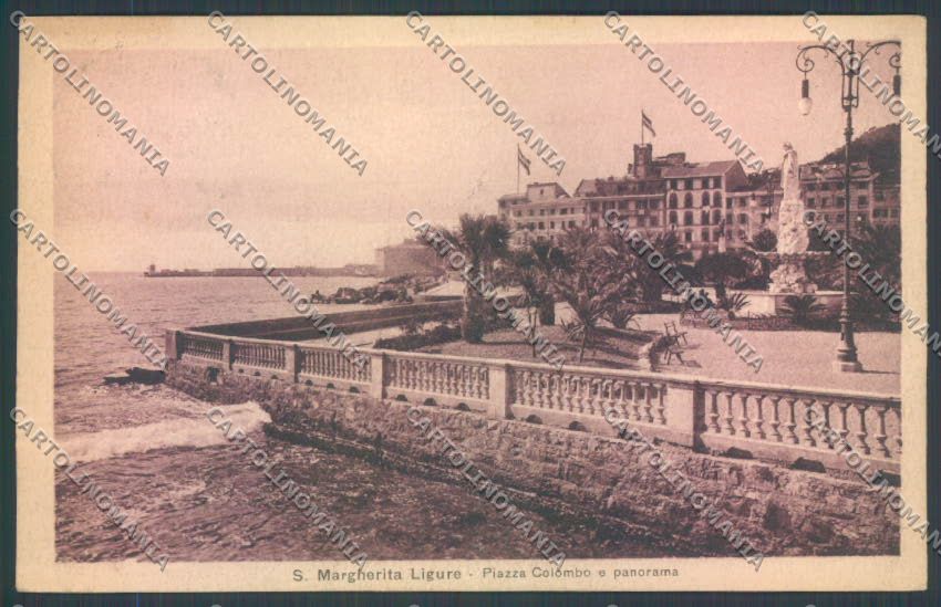 Genova Santa Margherita PIEGHINA cartolina ZT4541 – fronte
