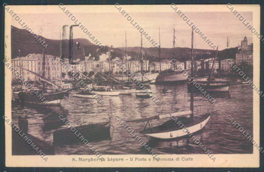 Genova Santa Margherita PIEGA cartolina ZT4542 – fronte