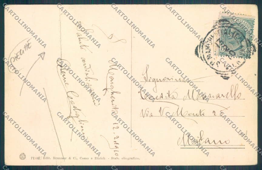 Genova Santa Margherita PIEGHE cartolina ZT4543 – retro
