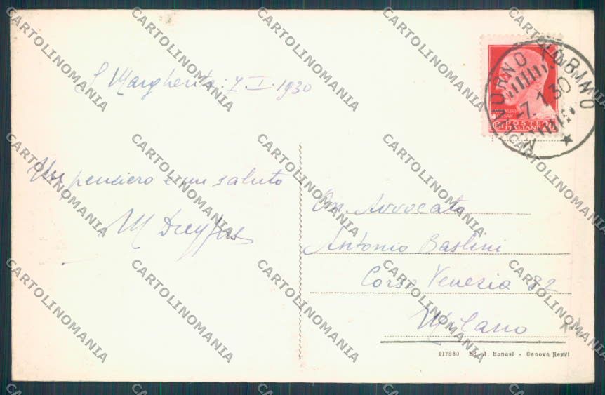 Genova Santa Margherita cartolina ZT4548 – retro