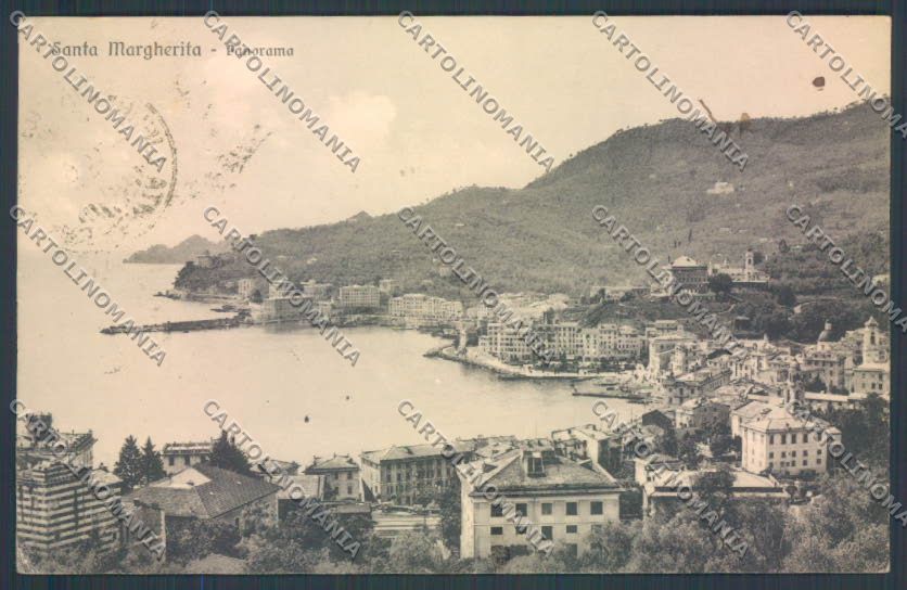 Genova Santa Margherita cartolina ZT4555 – fronte