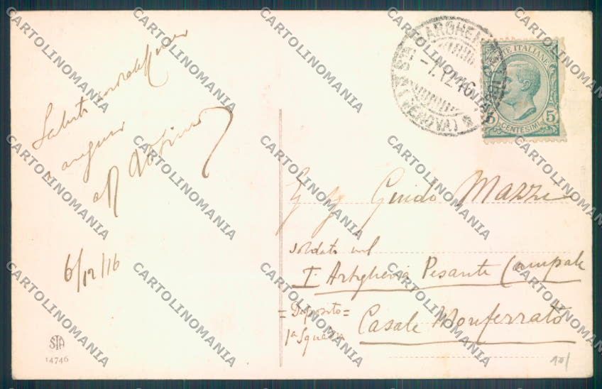 Genova Santa Margherita cartolina ZT4566 – retro