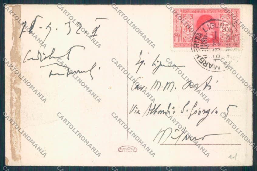 Genova Santa Margherita COLLA cartolina ZT4571 – retro