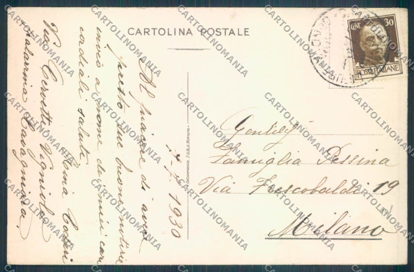 Genova Santa Margherita cartolina ZT4576 – retro