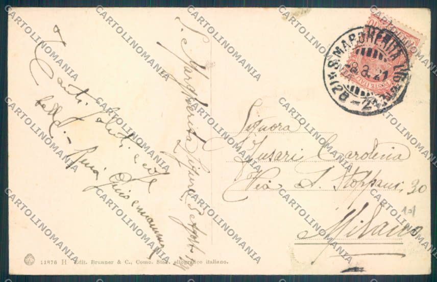 Genova Santa Margherita cartolina ZT4617 – retro