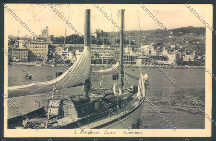 Genova Santa Margherita PIEGA cartolina ZT4634 – fronte