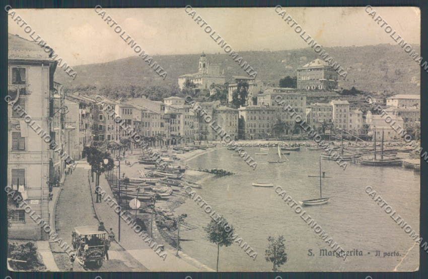 Genova Santa Margherita PIEGA cartolina ZT4643 – fronte