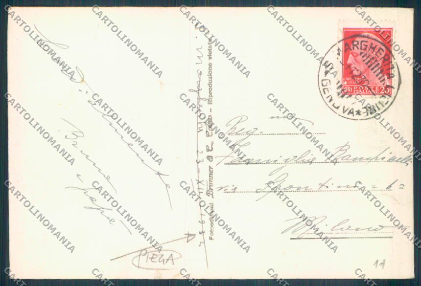 Genova Santa Margherita Foto cartolina ZT4682 – retro