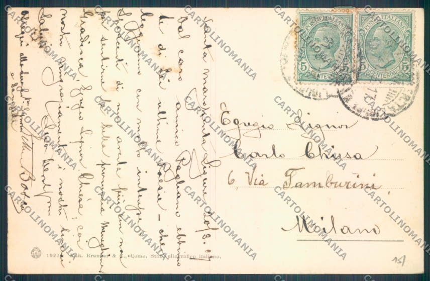Genova Santa Margherita cartolina ZT4687 – retro