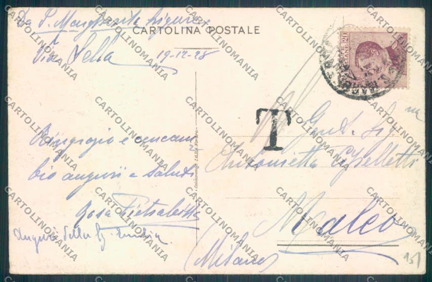 Genova Santa Margherita cartolina ZT4706 – retro