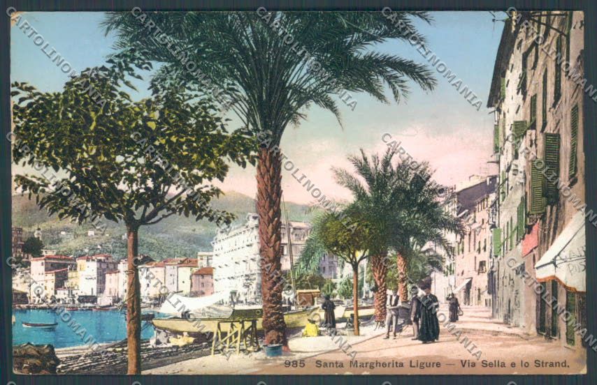Genova Santa Margherita cartolina ZT4712 – fronte