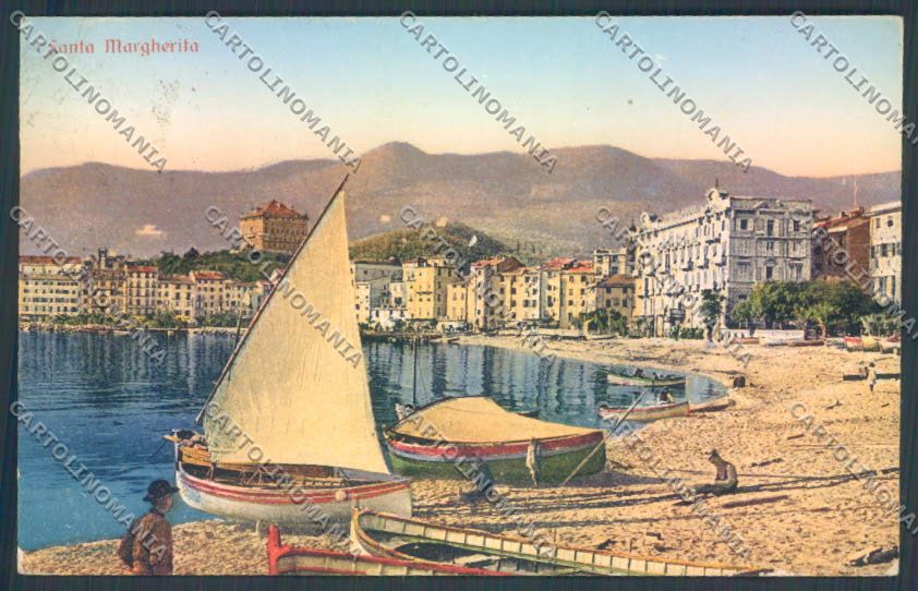 Genova Santa Margherita cartolina ZT4714 – fronte