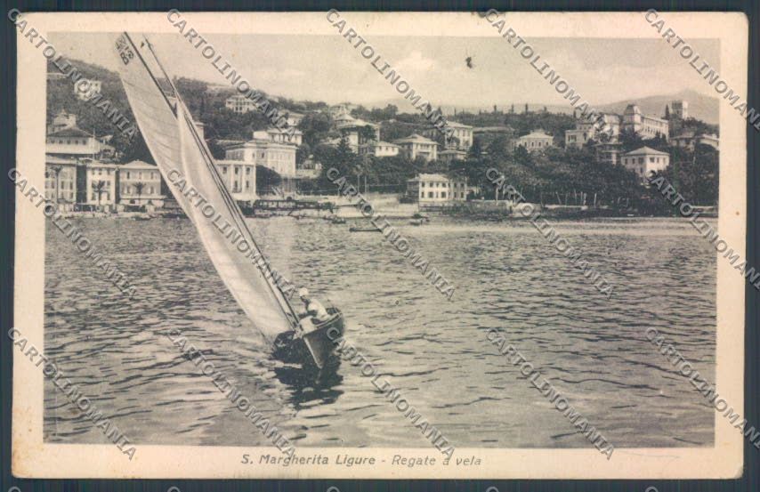 Genova Santa Margherita PIEGA cartolina ZT4734 – fronte
