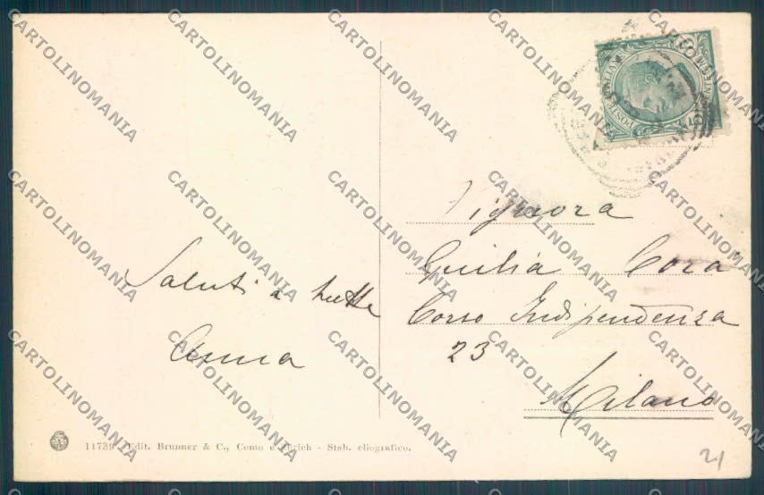 Genova Santa Margherita cartolina ZT4744 – retro