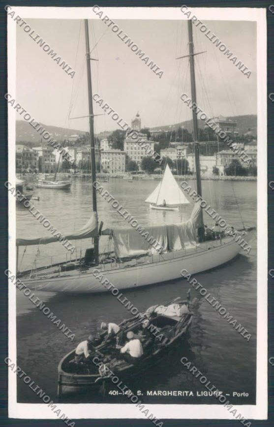 Genova Santa Margherita Barca Foto cartolina ZT4767 – fronte
